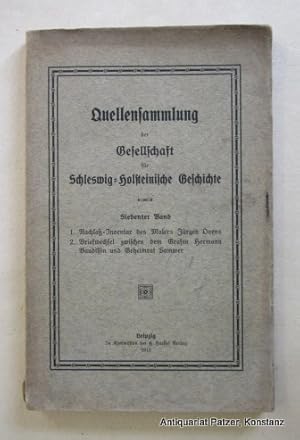 Bild des Verkufers fr Band 7. Leipzig 1913. 2 Bl., 220 S. Or.-Kart.; angestaubt, Rcken unten mit Beschdigung, nicht aufgeschnitten. zum Verkauf von Jrgen Patzer