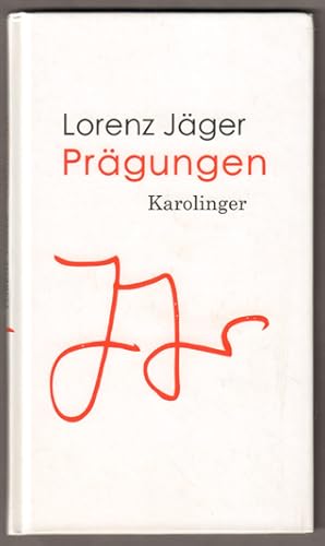 Seller image for Prgungen. for sale by Antiquariat Neue Kritik