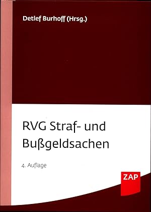 Immagine del venditore per RVG Straf- und Bugeldsachen venduto da avelibro OHG