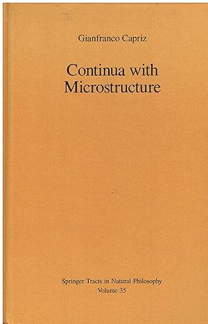 Immagine del venditore per Continua with Microstructure: 35 venduto da Libreria sottomarina - Studio Bibliografico