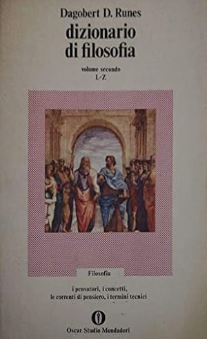 Seller image for dizionario di filosofia 2 volumi A-K e L-Z for sale by Libreria sottomarina - Studio Bibliografico