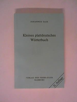 Bild des Verkufers fr Kleines Plattdeutsches Wrterbuch zum Verkauf von ANTIQUARIAT FRDEBUCH Inh.Michael Simon