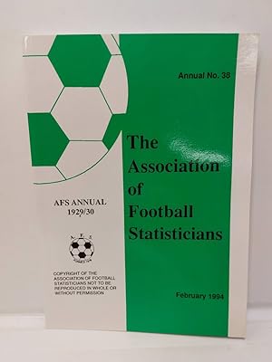 Bild des Verkufers fr The Association of Football Statisticians Annual 1929/30 zum Verkauf von Lion Books PBFA