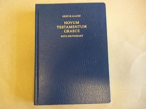 Novum Testamentum Graece. With Dictionary