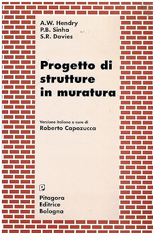 Image du vendeur pour Progetto di strutture in muratura mis en vente par Libreria sottomarina - Studio Bibliografico