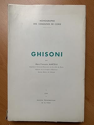 Monographie des communes de Corse - Ghisoni