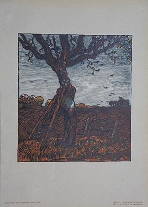 Seller image for Herbst. Radierung in Schabkunst aus der "Zeitschrift fr Bildende Kunst", for sale by Antiquariat  Braun