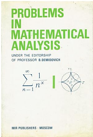 Immagine del venditore per Problems in Mathematical Analysis venduto da Libreria sottomarina - Studio Bibliografico