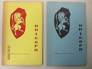 Unicorn - A Magazine of Poetry and Criticism ,Volumes 6 & 7 - Spring 1962 also Summer 1962
