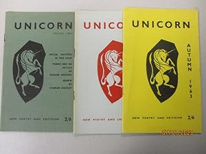 Unicorn - A Magazine of Poetry and Criticism ,Volumes 10, 11 & 12 - Spring 1963 also Summer 1963 ...