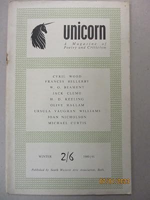 Unicorn - A Magazine of Poetry and Criticism. Winter 1960/61