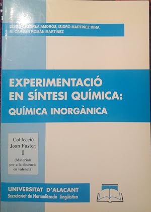 Imagen del vendedor de EXPERIMENTACI EN SNTESI QUMICA: QUMICA INORGNICA a la venta por Libros Dickens