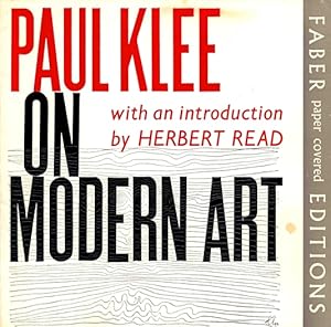 Image du vendeur pour Paul Klee on Modern Art mis en vente par LEFT COAST BOOKS