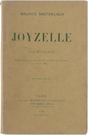 Image du vendeur pour Joyzelle - pice en cinq actes mis en vente par Untje.com