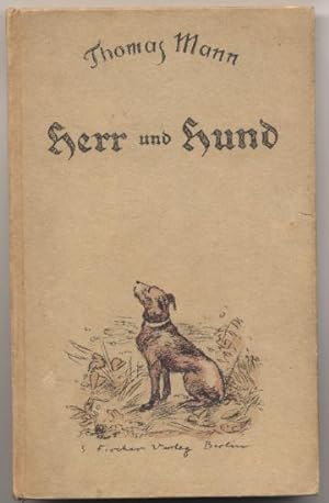 Bild des Verkufers fr Herr und Hund. Idylle. zum Verkauf von Johann Nadelmann Antiquariat