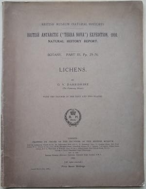 Lichens [British Antarctic ("Terra Nova") Expedition, 1910, Report Botany Part III]