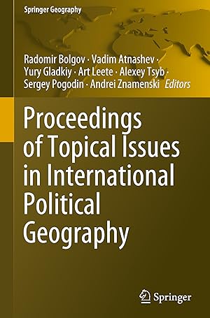 Immagine del venditore per Proceedings of Topical Issues in International Political Geography venduto da moluna