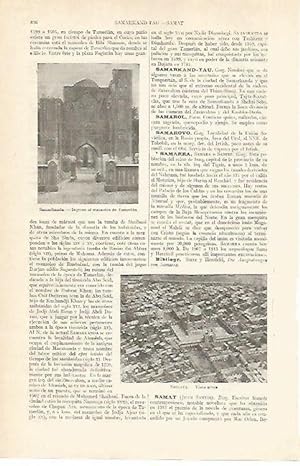 Bild des Verkufers fr LAMINA ESPASA 14064: Mausoleo de Tamerlan en Samarcanda zum Verkauf von EL BOLETIN