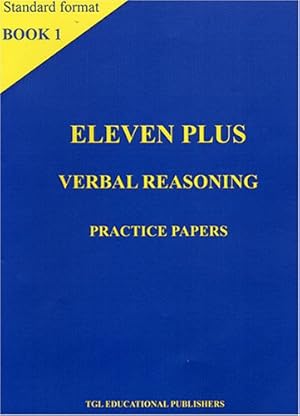 Bild des Verkufers fr Eleven Plus, Verbal Reasoning Practice Papers zum Verkauf von WeBuyBooks