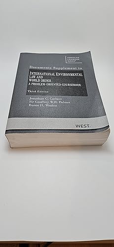Imagen del vendedor de International Environmental Law and World Order: A Problem-Oriented Coursebook, 3d, Supplement (American Casebook Series) a la venta por thebookforest.com