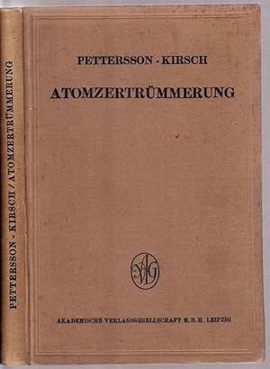 Imagen del vendedor de Atomzertrmmerung. Verwandlung der Elemente durch Bestrahlung mit a-Teilchen. a la venta por Antiquariat Krikl