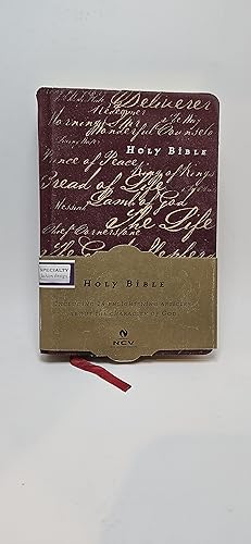 Bild des Verkufers fr Holy Bible: New Century Version, Dark Red Imitation Suede zum Verkauf von thebookforest.com