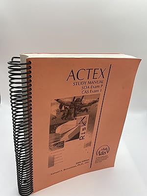 Bild des Verkufers fr Actex Study Manual for the SOA Exam P and CAS Exam 1, 2006 Edition zum Verkauf von thebookforest.com