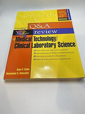 Seller image for Prentice Hall Health's Q & A Review of Medical Technology/Clinical Laboratory Science (Success Across the Boards) for sale by thebookforest.com