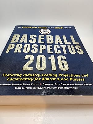 Seller image for Baseball Prospectus 2016 for sale by thebookforest.com