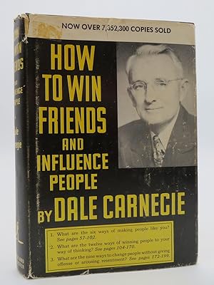 Seller image for HOW TO WIN FRIENDS AND INFLUENCE PEOPLE (DJ protected by clear, acid-free mylar cover) for sale by Sage Rare & Collectible Books, IOBA