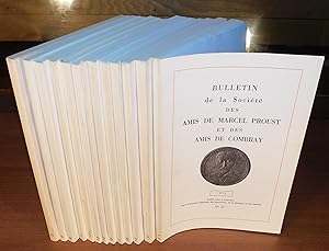 BULLETIN DE LA SOCIÉTÉ DES AMIS DE MARCEL PROUST ET DES AMIS DE COMBRAY (lot de 13 numéros)