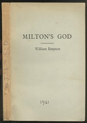 Seller image for Milton's God for sale by Between the Covers-Rare Books, Inc. ABAA