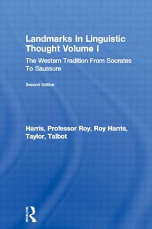 Seller image for Landmarks in Linguistic Thought : The Western Tradition from Socrates to Saussure for sale by GreatBookPrices