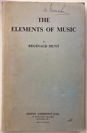 Bild des Verkufers fr The Elements of Music. zum Verkauf von Plurabelle Books Ltd