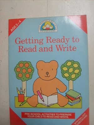 Imagen del vendedor de Parent and Child Programme: Language Activity - Getting Ready to Read and Write Age 3-4 a la venta por WeBuyBooks