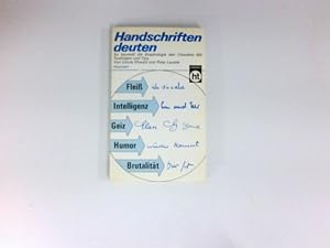 Handschriften deuten : von Ursula Ehwald u. Peter Lauster / Humboldt-Taschenbücher ; 274 : Prakti...