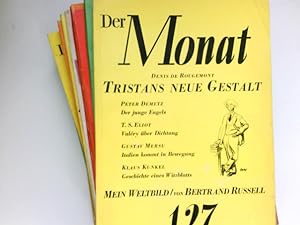 Der Monat - 1949, 1954, 1955, 1956, 1957, 1959 - zus.16 Hefte : Eine internationale Zeitschrift.