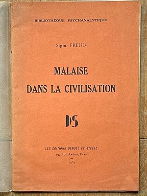 Image du vendeur pour Malaise dans la civilisation mis en vente par les routes du globe