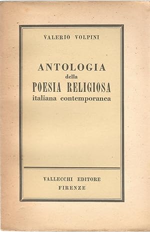 Antologia della poesia religiosa italiana contemporanea