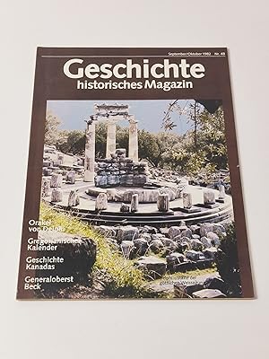 Seller image for Geschichte - Historisches Magazin. September/Oktober 1982, Nr. 48 : Orakel von Delphi, Gregorianischer Kalender, Geschichte Kanadas, Generaloberst Beck for sale by BcherBirne