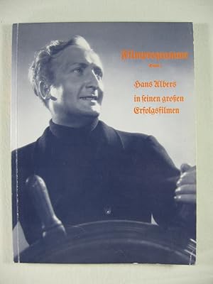 Bild des Verkufers fr Filmprogramme Band 4. Hans Albers in seinen groen Erfolgsfilmen. zum Verkauf von Wolfgang Kohlweyer
