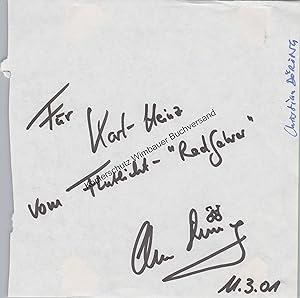 Bild des Verkufers fr Original Autogramm Christian Dring Flutlicht /// Autograph signiert signed signee zum Verkauf von Antiquariat im Kaiserviertel | Wimbauer Buchversand