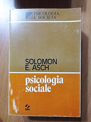 Seller image for Psicologia sociale for sale by librisaggi