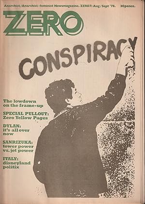 Zero. Anarchist/Anarca-feminist Monthly. No. 7 Aug/Sept '78