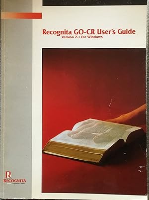 Recognita GO-CR user's Guide. Version 2.1 for Windows