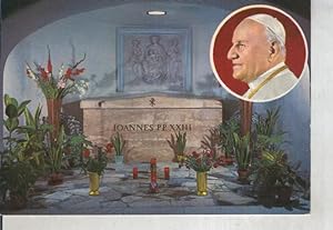 Image du vendeur pour Postal 011029: Tumba del Papa Juan XXIII en la basilicia de San Pedro en el Vaticano mis en vente par EL BOLETIN