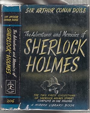 Seller image for The Adventures and Memoirs of Sherlock Holms (Modern Library No. 206) in original dust jacket for sale by Old Book Shop of Bordentown (ABAA, ILAB)