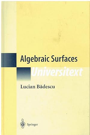 Bild des Verkufers fr Algebraic Surfaces zum Verkauf von Libreria sottomarina - Studio Bibliografico