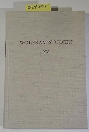 Imagen del vendedor de Wolfram-Studien XV: Neue Wege der Mittelalter-Philologie. Landshuter Kolloquium 1996 a la venta por Antiquariat Trger