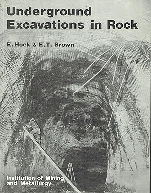 Imagen del vendedor de Underground Excavations in Rock a la venta por Libreria sottomarina - Studio Bibliografico